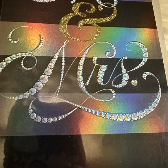 🧡10/$10 Colorful 'Mr. & Mrs.' Greeting card - Picture 3 of 6